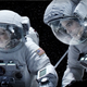 Sandra Bullock and George Clooney in Gravity.